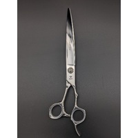 Diamond Cut 8.5" Japan 440C Curved Pet Scissor