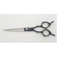 TCS 7" Straight Pet Scissors - Black