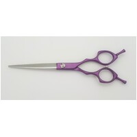 TCS 7" Straight Pet Scissors - Purple