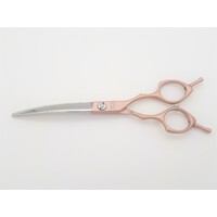 TCS 7" Curved Pet Scissors - Gold