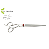 TCS Left Handed 8" Straight Pet Grooming Scissor