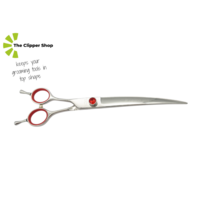 TCS Left Handed 8" Curved Pet Grooming Scissor