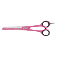 Roseline Pet Scissor 46 Teeth Single Sided Thinner 6.5"- Magenta