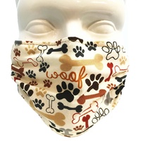 Breathe Healthy Mask - Dog Bones & Paw Prints