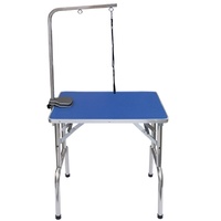 Quality Pet Grooming Height Adjustable Table - Blue - SMALL