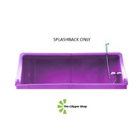 Splashback for Paw Print Bath - Purple