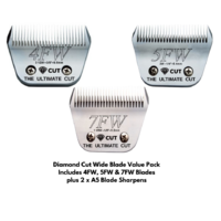 Diamond Cut Wide Blade Value Pack - #4FW, #5FW and #7FW