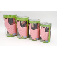 Pet Duck Muzzle Silicone Pink - Set of 4