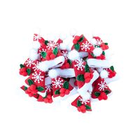 TCS Santa Hat Hair Clip - 25 Pack