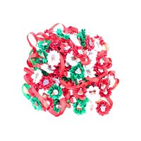 TCS Christmas Rosettes Adjustable Neck Bows Pack of 20