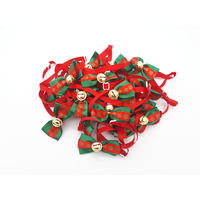 TCS Christmas Dog Neck Bows with Bell - 25pcs