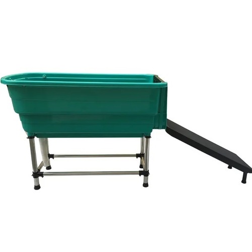 Portable Pet Grooming Bathtub with Ramp