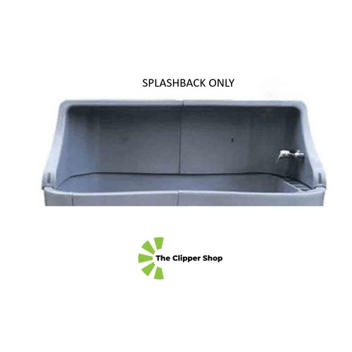 Splashback for Paw Print Bath - Grey