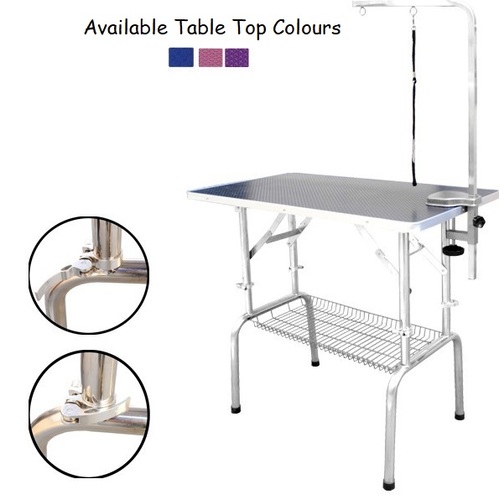 Height adjustable portable grooming table hotsell