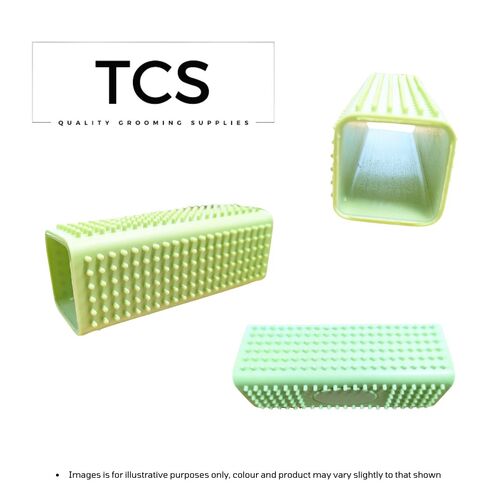 TCS Silicone Rubber Deshedding Tool - Green